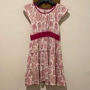 Tea Collection Pink Floral Kids Casual Dress